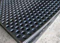 Çin 2mm Kalın Delikli Çelik Hasır,% 41 Açık Oranlı Siyah Delikli Demir Sac Fabrika