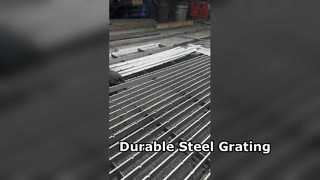 Geçit Döşeme Drenaj Hasır Metal Merdiven Basamağı Paslanmaz Çelik Izgara