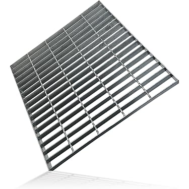 Press-Locked Steel Grating with Hot Dip Galvanized Serrated Surface for Heavy Duty Applications