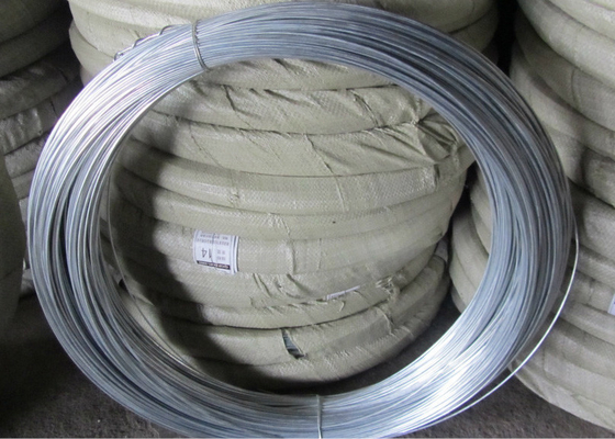 Q195 Galvanizli Demir Tel, Gümüş Mesh Dokuma Galvanizli Cilt Tel