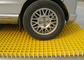 38MM Kare Delik Plastik zemin ızgarası Sarı Renksiz Numune Tedarikçi