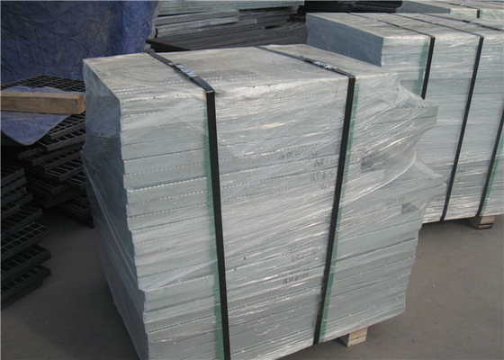 ASTM A6 Yol Mesafesi Izgarası Galvanizli Çelik Izgara Zemini Kaymaz