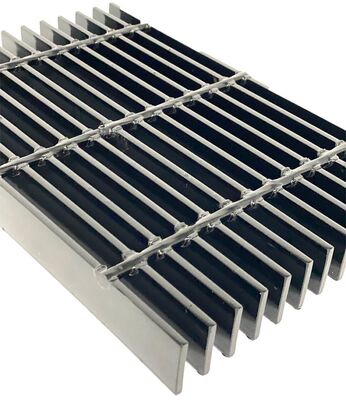 Ağır işlevli uygulamalar için Swage-Locked Riveted Smooth Steel Grating