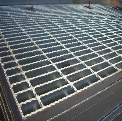 Galvanized 304/316 Stainless Steel Bar Grating - High-Load-Bearing Metal Grating for Industrial Use