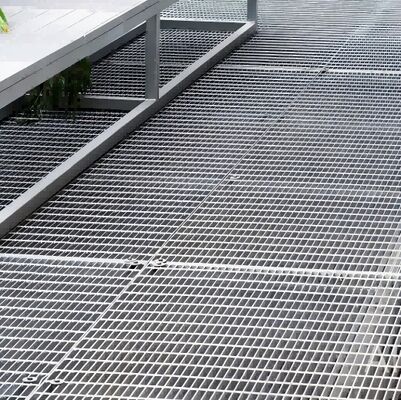 Hot-DIP Galvanized Steel Bar Grating with High Percentage of Open Area and High Strength-to-Weight Ratio for Platforms and Walkways