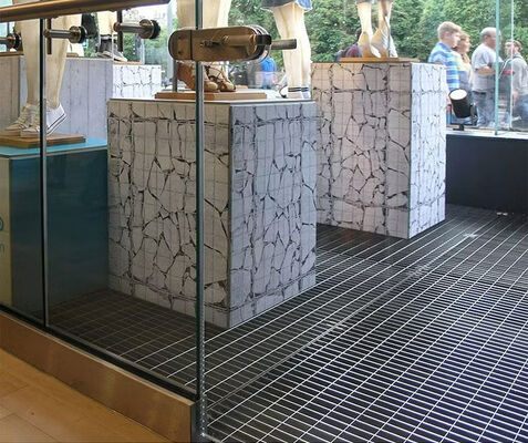 Ağır Görevli Sıcak DIP Galvanizli Çelik ızgara Çubuk ızgara Fabrika Fiyatında