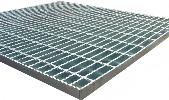 ASTM A123 Standardı A36 Malzemesi 100mm Çapraz Çubuk Otoyollar Saha Çubuğu Çelik Izgara